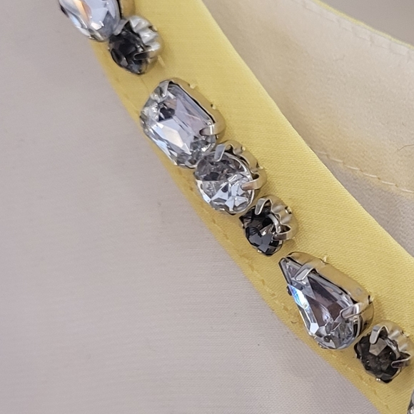 Maeve by Anthropologie Short Sleeve Jeweled Blouse Size Small - Picture 3 of 5